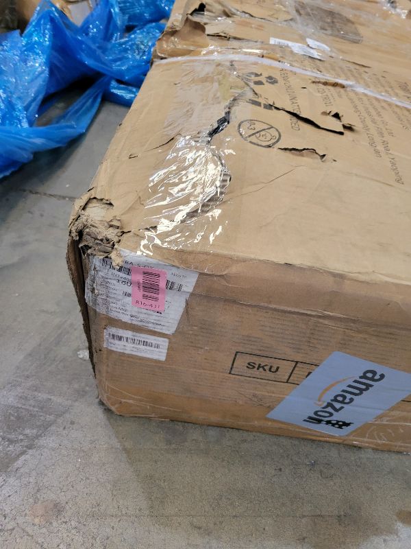 Photo 1 of 12FT Trampoline Outdoor with Enclosure & Ladder, Recreational Trampolines, Heavy-Duty Trampolines for Kids and Adults, Spring Pad Cover, ASTM Approved, Blue