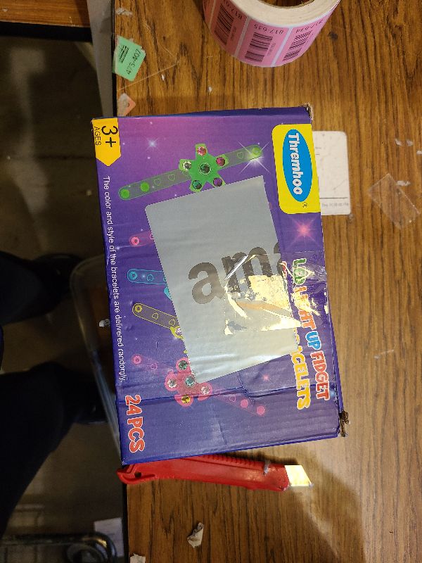 Photo 1 of 24pcs Fidget Spinner Bracelets Glow Valentine Party Favors Bulk for Kids 4-8 8-12 Goodie Treat Bag Stuffers Classroom Treasure Box Toys Carnival Prizes Pinata Filler Birthday Return Gifts