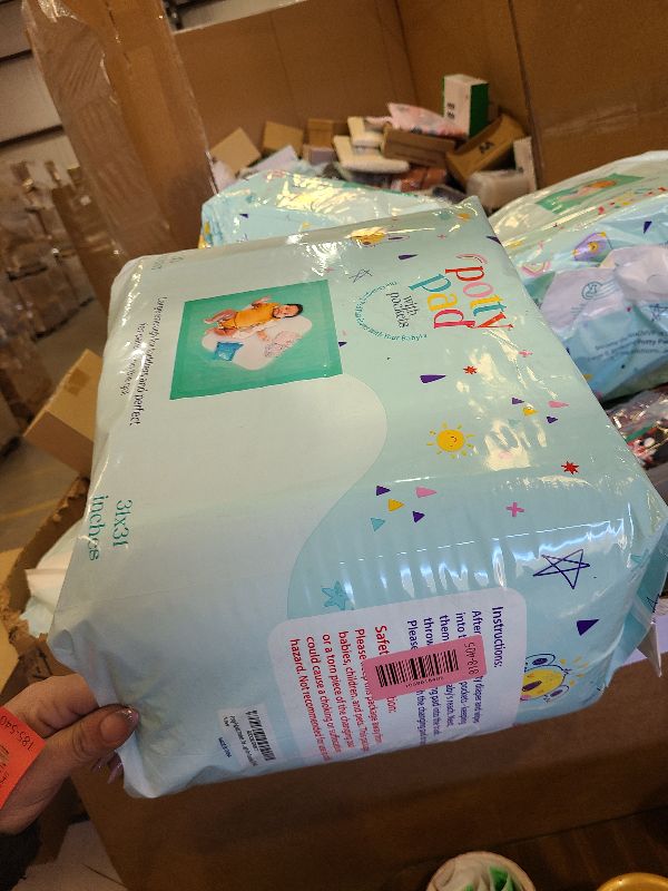 Photo 1 of (31" x 31") XL Disposable Changing Pads for Toddlers | Leakproof, Pocketed & Portable | No-Laundry Potty Training, Pull-Up & Travel Solution | 30 Count