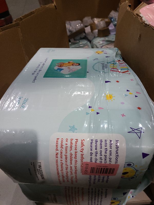 Photo 1 of (31" x 31") XL Disposable Changing Pads for Toddlers | Leakproof, Pocketed & Portable | No-Laundry Potty Training, Pull-Up & Travel Solution | 30 Count