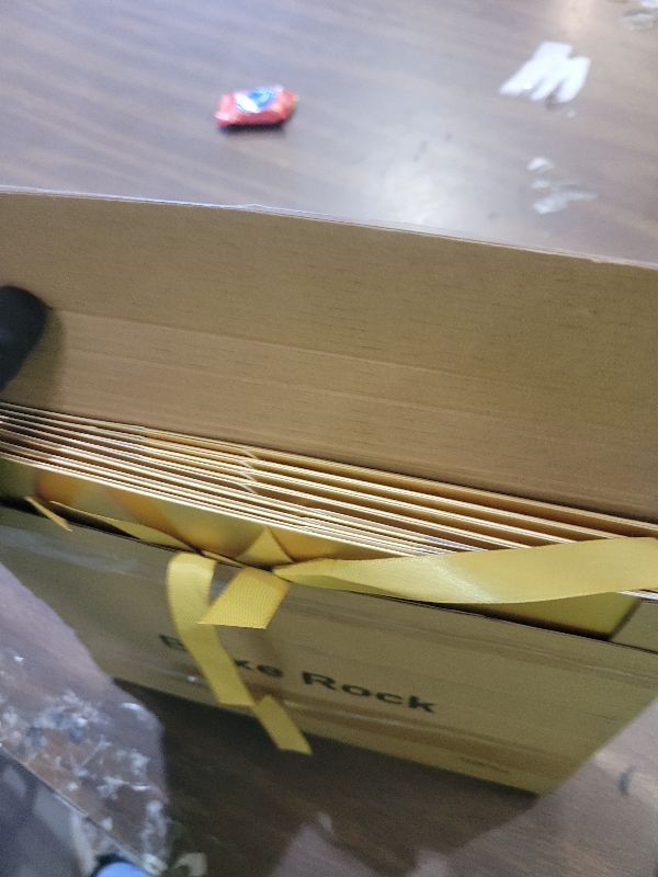 Photo 1 of 10 Pack Gift Boxes with Ribbon 10x7.5x3.5 Inch - Cardstock Wedding Favor Boxes for Bridesmaid Proposals, Birthday & Holiday Gift Packaging (Gold)