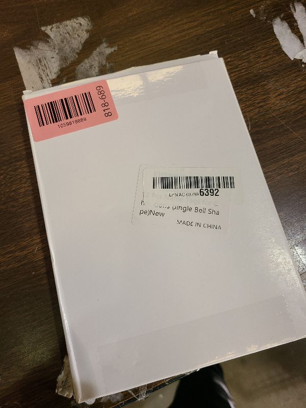 Photo 1 of 12 Pcs Name Tags for Christmas Stockings Wooden Stocking Labels Gift Tags Hanging Ornament Stocking Name Tags for Christmas Decorations (Jingle Bell Shape)