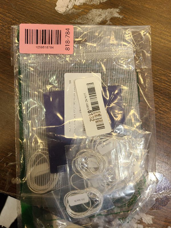 Photo 1 of 10 PCS Silver Plated Snake Chain with Lobster Clasps for DIY Jewelry Making and Necklace Chain Replace (16",18",20",22",24" inch, 1.2mm)-Promotion Price