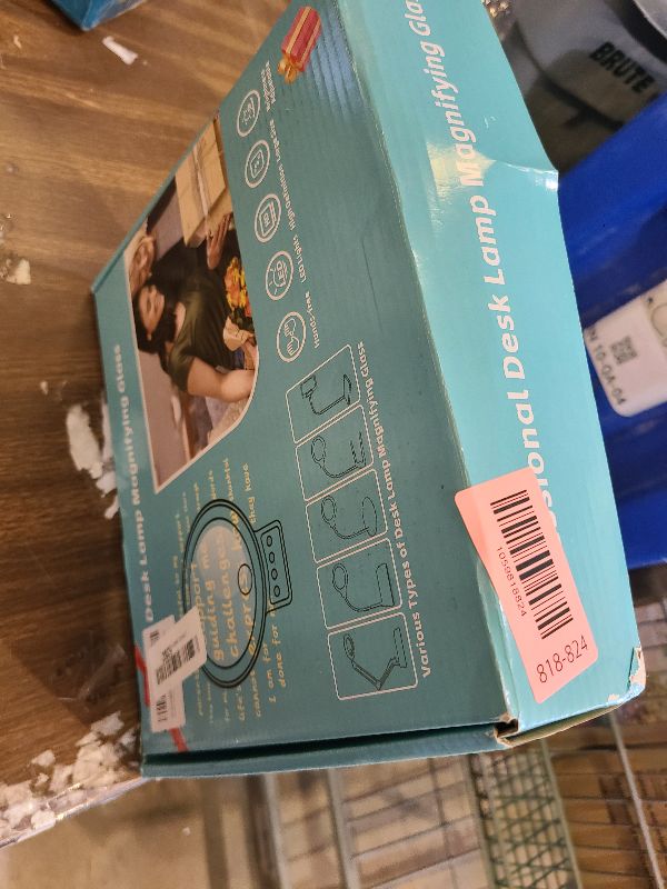 Photo 1 of 10X 30X Magnifying Glass with Light and Stand, 72 LED 3 Color Modes Stepless Dimmable, Hands Free Lighted Magnifier Desk Lamp for Close Work Craft Hobby Painting Sewing Jewelry Reading (Black)