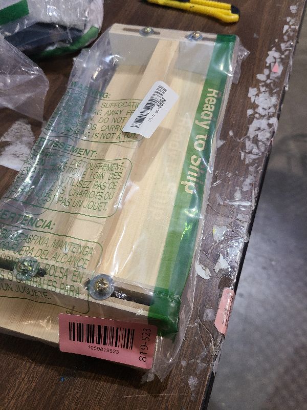 Photo 1 of Adjustable Insect Pinning Board, Wood V-Shaped Butterfly Specimen Spreading Tool, Bug Display Board for Science Education and Lab Experiment Tool (EVA Foam Mat Not Included)