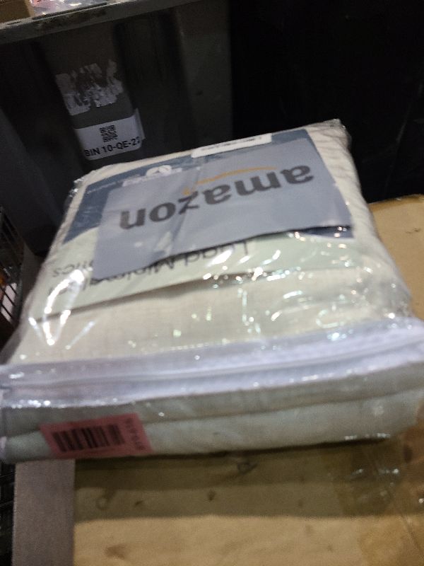 Photo 1 of 2 Panels Set Cream Linen Curtains 108 inches Long for Living Room Extra Long Back Tab Curtains Neutral Farmhouse Light Filtering Semi Sheer Linen Drapes Ceiling to Floor for Large Window Ivory 9 FT