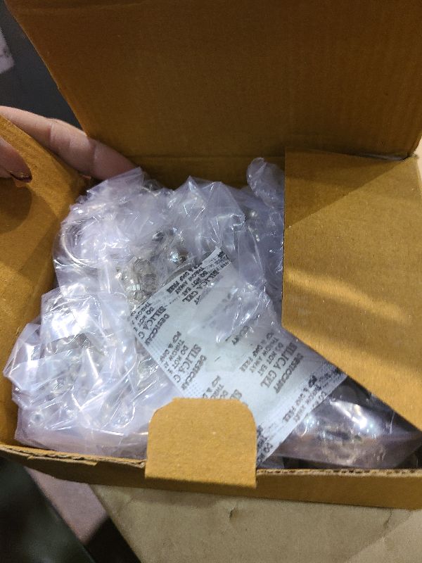 Photo 1 of 12 Pcs Decorative Beaded Napkin Rings - Elegant Napkin Ring Modern Cloth Napkin Holders for Table Kitchen Dinner Decor Party Wedding Special Occasion Everyday Use (Silver) - ALPHA Living HOME