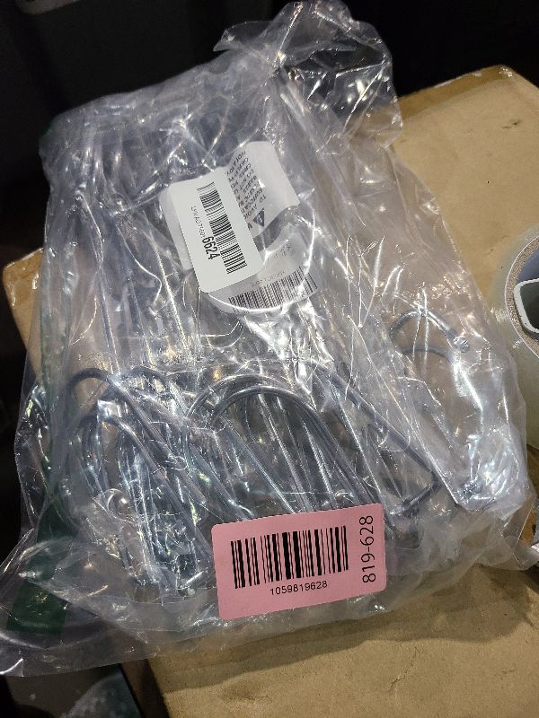 Photo 1 of 12 Pack Space Saving Hangers for Clothes, Collapsible Metal Hangers Organizer, Clothes Space Savers, Closet Organizers and Storage, Dorm Room Essentials