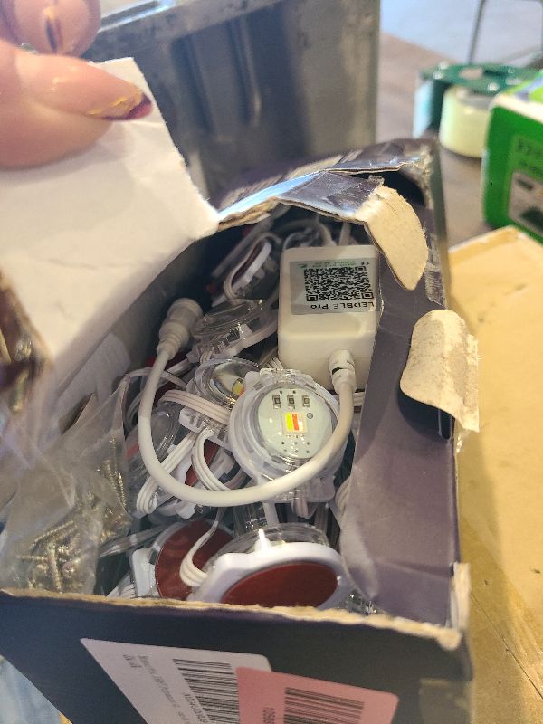 Photo 1 of 150FT Permanent Outdoor Lights for House, Smart Color Change LED Waterproof Christmas Lights Outdoor with APP Remote Control, Outside Eaves Lighting Decor for Holiday, Halloween, Roof, Party, Pool