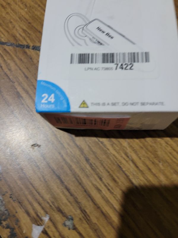 Photo 1 of [2 Pack] Bluetooth Earpiece Wireless Handsfree Headset V5.0 24 Hrs Driving with Mic 60 Days Standby Bluetooth Headset for iPhone Android Samsung Driver