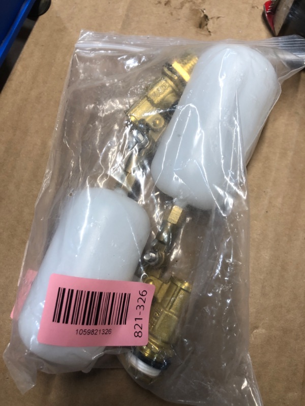 Photo 1 of ?2 Pack?1/2 Inch Brass Water Float Valve, Pool Auto Fill Float Valve, Float Valve for Water Tank, Garden Hose Float Valve, Automatic Water Level Control for Pool, Pond, Fountain, Aquarium
