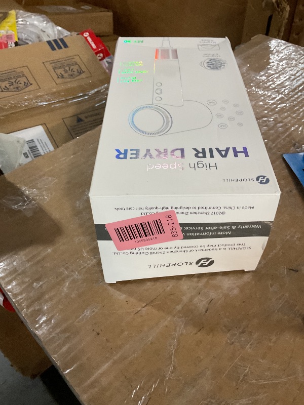 Photo 1 of (OUTLET)slopehill 110,000 RPM Professional Hair Dryer - 0.8lb Ultra-Lightweight, 2 Billion Ion Technology for 98% Frizz Reduction, AI Smart-Temp Control, Magnetic Attachments for All Hair Types (Pink)