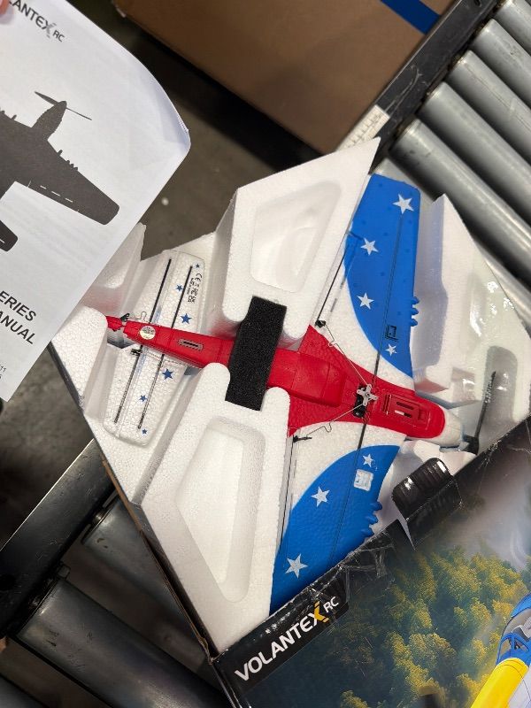 Photo 1 of **PARTS ONLY** volantexrc RC Plane, 4 Channel Remote Control Airplane P51d Mustang with Gyros, Aileron, Aerobatics, 3 Modes to Fly for Adults & Beginners (Multi Color)