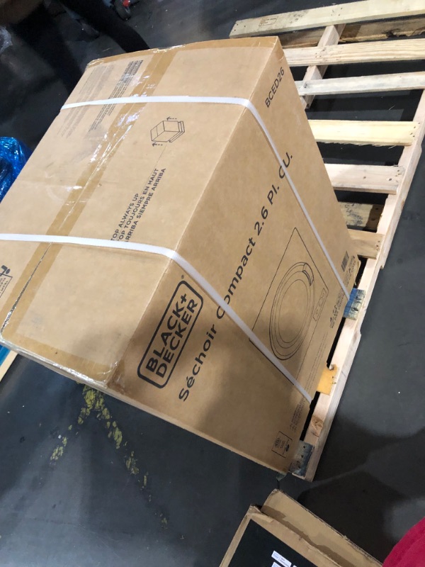 Photo 1 of ***FACTORY SEALED*** BLACK+DECKER BCED26 Compact Dryer for Standard Wall Outlet, Small, 5 Modes, Load Volume 8.8 lbs., White