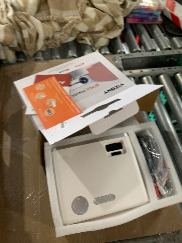 Photo 1 of [Built-in Apps] Smart Projector with WiFi and Bluetooth, VIZONY Native 1080P Projector with Streaming APPs, Dolby Audio, Portable Mini Projector for Indoor Outdoor Use