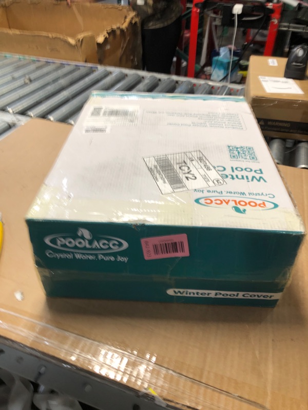 Photo 1 of ***FACTORY SEALED***POOLACC Pool Covers for Above Ground Pools - 15 ft Round Winter Pool Cover, Extra Durable Cold- and UV-Resistant Heavy-Duty Swimming Pool Cover for Winterizing