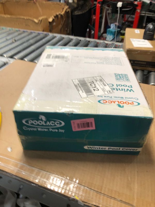 Photo 1 of ***FACTORY SEALED***POOLACC Pool Covers for Above Ground Pools - 15 ft Round Winter Pool Cover, Extra Durable Cold- and UV-Resistant Heavy-Duty Swimming Pool Cover for Winterizing