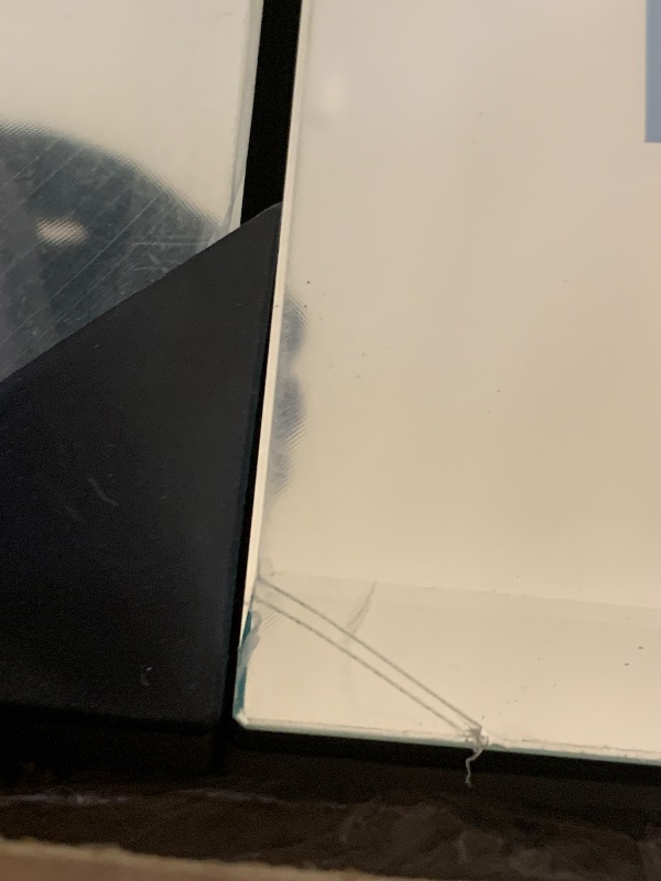 Photo 1 of ***DAMAGED, CORNER OF GLASS SLIGHTLY CRACKED***
GUIQIYANG Medicine Cabinet, LED Mirror Cabinet for Bathroom with 3-Color with Mirror Defog, Recessed or Surfaced Wall-Mounted (36X30)