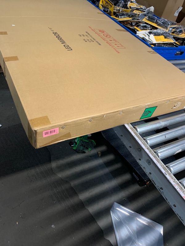 Photo 1 of ***FACTORY SEALED***
***TRUCK/TRAILER PICKUP ONLY***
BBRUN 36" L x 60" W LED Bathroom Mirror with Lights, Dimmable Framed Bathroom Vanity Mirror, Anti-Fog, Backlit and Front Lighted, Stepless Dimmable Lighted Mirror, Lighted Vanity Mirror for Wall