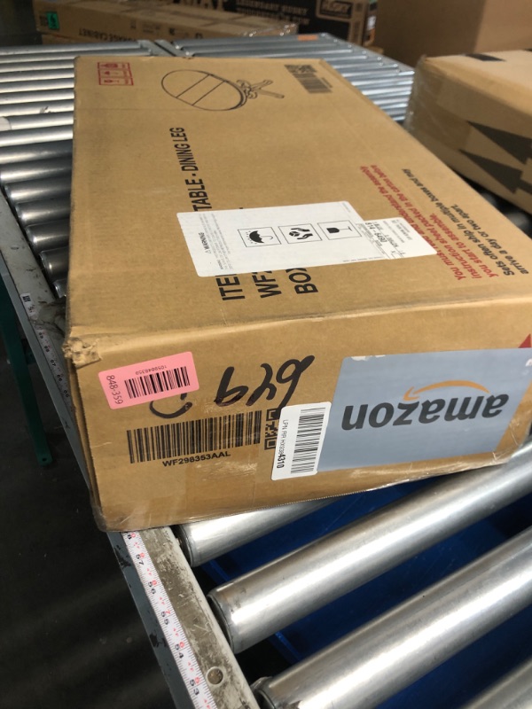 Photo 1 of ***BOX 1 OUT OF 2***
Merax 5 Pieces Dining Table Set,Retro Style Chairs with Solid Wood Legs for Kitchen Diningroom