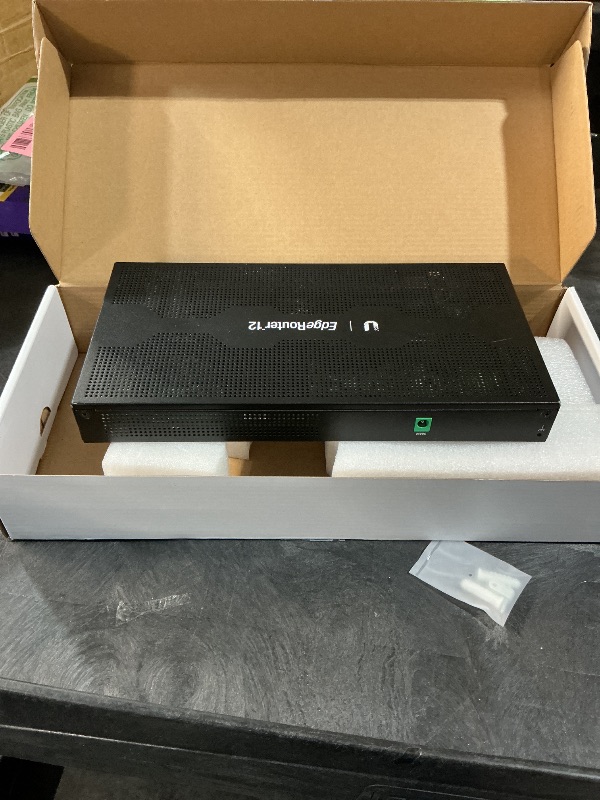 Photo 1 of ***PARTS ONLY*** ***NONFUNCTIONAL*** Ubiquiti Networks Commercial EdgeRouter 12P, 10-Port Gigabit Router with 24V PoE Support on RJ45 Ports and 2 SFP Ports (ER-12P)