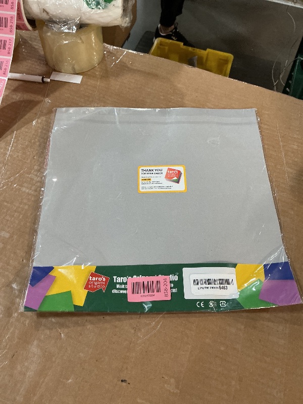 Photo 1 of [Taro's Origami Studio] Jumbo 13.8 Inch One Sided 30 Colors 30 Sheets Square Easy Fold Premium Japanese Paper for Beginner (Imported Product From Japan)