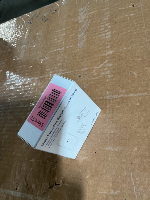 Photo 1 of [New Upgrade, Easy to Use] TikTok Scrolling Ring Remote Control, Camera Shutter Remote, Wireless Bluetooth Scrolling Ring for iPhone, iPad, iOS, Android - Black