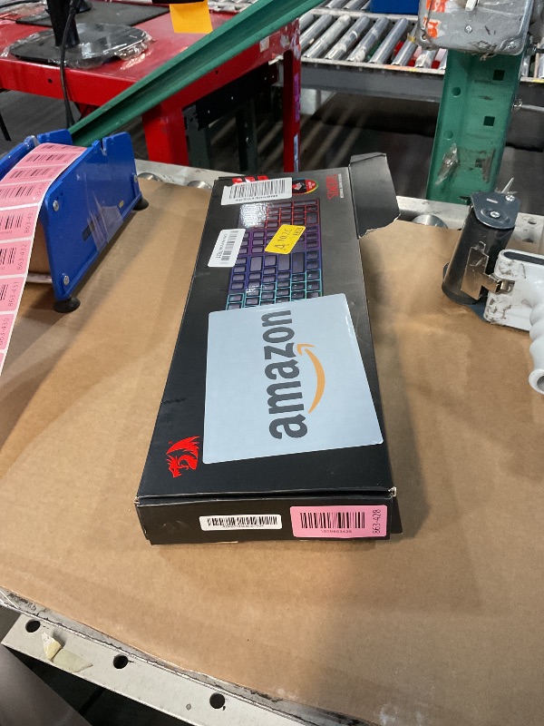 Photo 1 of ***MISSING PARTS***
Redragon Mechanical Gaming Keyboard Wired, 11 Programmable Backlit Modes, Hot-Swappable Red Switch, Anti-Ghosting, Double-Shot PBT Keycaps, Light Up Keyboard for PC Mac