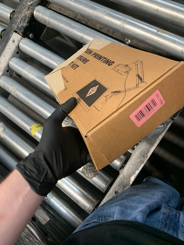 Photo 1 of *** missing parts*** Caydo 54 Pieces Screen Printing Kit with 50W LED UV Exposure Screen Printing Light, 6 Color Screen Printing Ink, Screen Printing Photo Emulsion, Emulsion Scoop Coater, Instructions