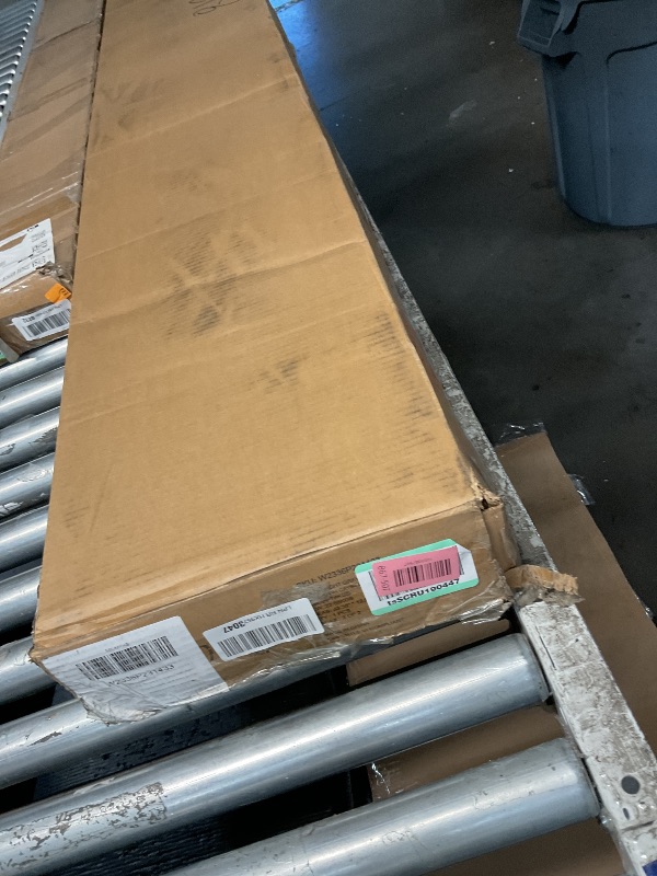 Photo 1 of ****************INCOMPLETE ITEM, THIS IS ONLY BOX #2 OUT OF 2 TOTAL*************
Ball & Cast Twin Size Daybed with Storage Drawers,Linen Upholstered Day Bed Frame w/ 2-Tier Shelves and Charging Station,Smart LED Light,Wood Slats Support,for Livingroom,Apa