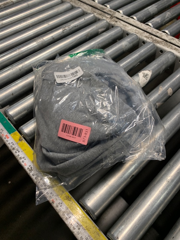 Photo 1 of ***DAMAGED - SEE NOTES/PICTURES*** Under Armour Boys Rival Fleece Hoodie, (025) Castlerock Light Heather / / White, Large