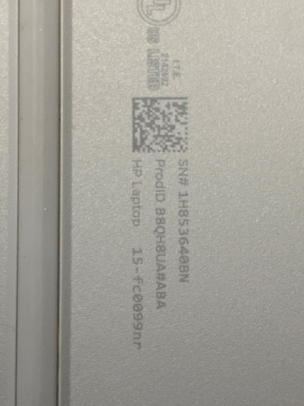 Photo 1 of ***LOCKED***
HP 15.6 inch Laptop, HD Touchscreen Display, AMD Ryzen 3 7320U, 8 GB RAM, 128 GB SSD, AMD Radeon Graphics, Windows 11 Home in S Mode, Natural Silver, 15- fc0099nr