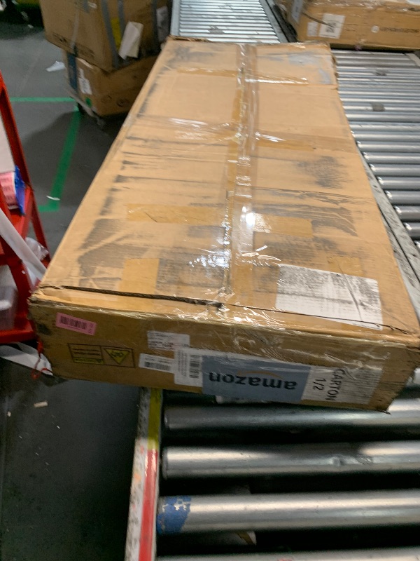 Photo 1 of ***PARTIAL SET (1/2) - PRICE ADJUSTED***
***STOCK PHOTO FOR REFERENCE ONLY***
***TRUCK/TRAILER PICKUP ONLY***
VASAGLE LED Bed Frame Full Size, Full Bed with Headboard and 4 Drawers, 1 USB Port and 1 Type C Port, Adjustable Upholstered Headboard 37.1/39.6 