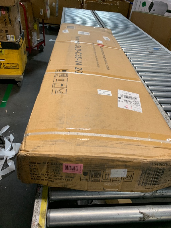 Photo 1 of ***PARTIAL SET (BOX#2 OF 2) - PRICE ADJUSTED***
***FACTORY SEALED***
***TRUCK/TRAILER PICKUP ONLY***
KEIKI 5x3 FT Outdoor Storage Shed Cabinet Polypropylene Frame with Lockable Doors for Bikes and Patio Furniture Toys