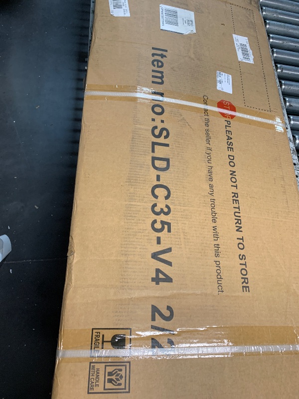 Photo 1 of ***PARTIAL SET (BOX#2 OF 2) - PRICE ADJUSTED***
***FACTORY SEALED***
***TRUCK/TRAILER PICKUP ONLY***
KEIKI 5x3 FT Outdoor Storage Shed Cabinet Polypropylene Frame with Lockable Doors for Bikes and Patio Furniture Toys