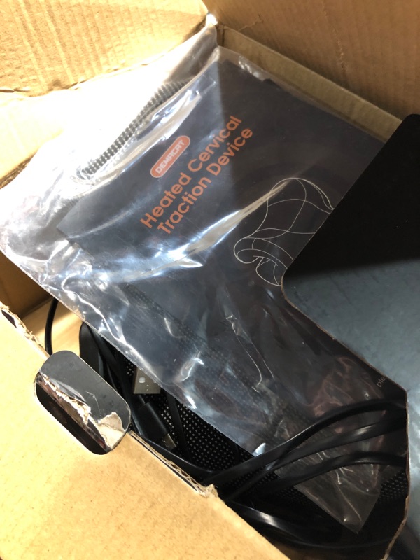 Photo 1 of ***MISSING PARTS***
DEMACAT 3s Heated Neck Stretcher for Pain Relief, Graphene Heating Pad, Odorless Neck Cloud Cervical Traction Device Chiropractic Pillow for Shoulder, Christmas Gifts for Women, Men, Mom, Dad (Gray)