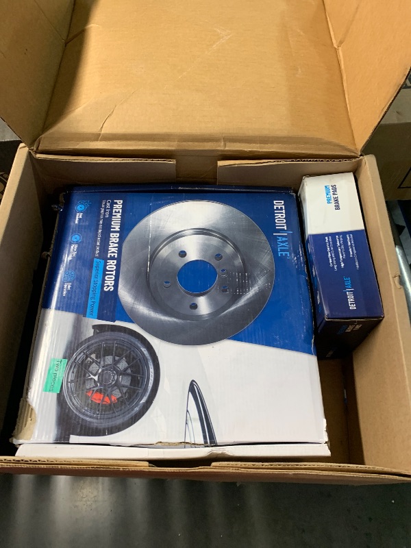 Photo 1 of ***PARTIAL SET (ONE SET ONLY) - PRICE ADJUSTED***
***STOCK PHOTO FOR REFERENCE ONLY***
KAC Brake Kit Front & Rear Brake Rotors Ceramic Brake Pads for Ford 2004-2008 F-150 5.4L, Ford 2004-2008 F-150 4.6L, Lincoln 2006-2008 Mark LT 5.4L, Ford 2005-2008 F-15