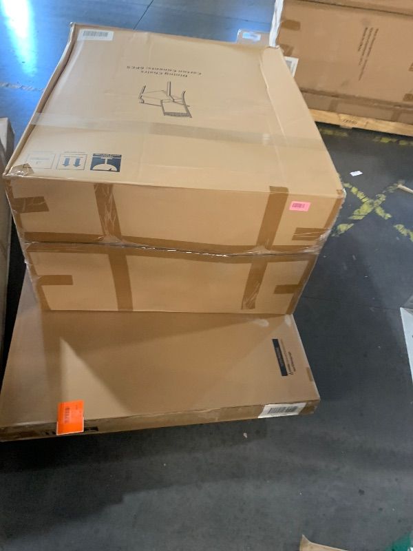 View 2 of ***FACTORY SEALED***
***TRUCK/TRAILER PICKUP ONLY***
Hanover Fontana 7-Piece Outdoor Dining Set with 6 Sling Chairs and a 38-In. x 72-In. Cast-Top Table