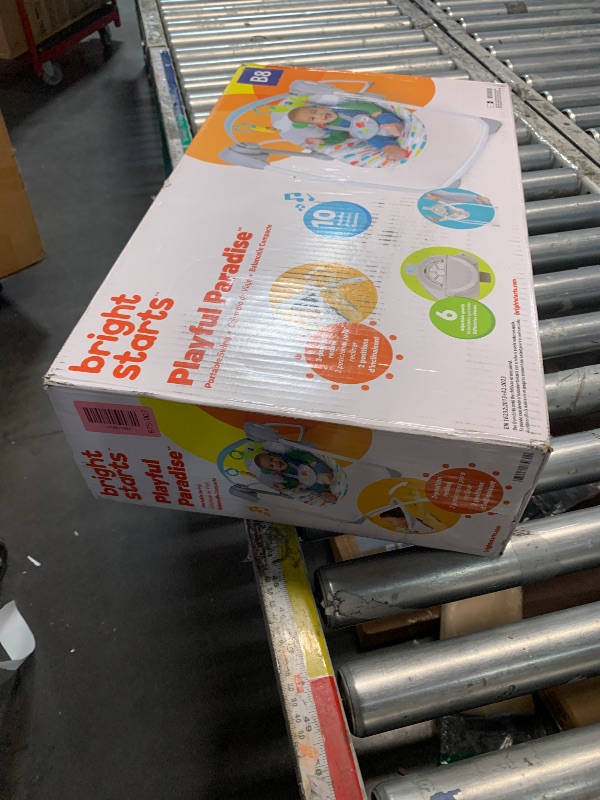 Photo 1 of ***FACTORY SEALED***
Bright Starts Playful Paradise Portable Compact Automatic Baby Swing with Music, Unisex, Newborn +