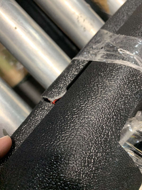 Photo 1 of ***DAMAGED***
ECOTRIC Truck Bed Rail Caps W/Holes Compatible with 1999-2006 Chevrolet Silverado & GMC Sierra 1500 2500 3500 (Classic only) W/Stake Holes 6'6" Bed Black Ribbed Finish (Set of 2)