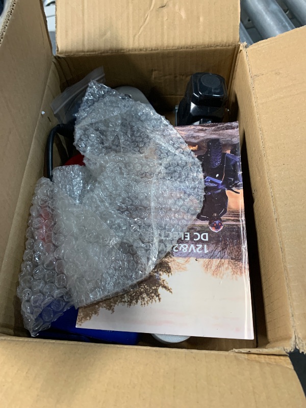 Photo 1 of ***UNABLE TO TEST***XYCLE Winch13500lbs 12V Waterproof Electric Winch Synthetic Rope Truck Winch Towing Winch Boat Trailer Winch SUV 4-Wheel Drive Off-Road Vehicle with Remote Control 3/8 Synthetic Rope (Red)