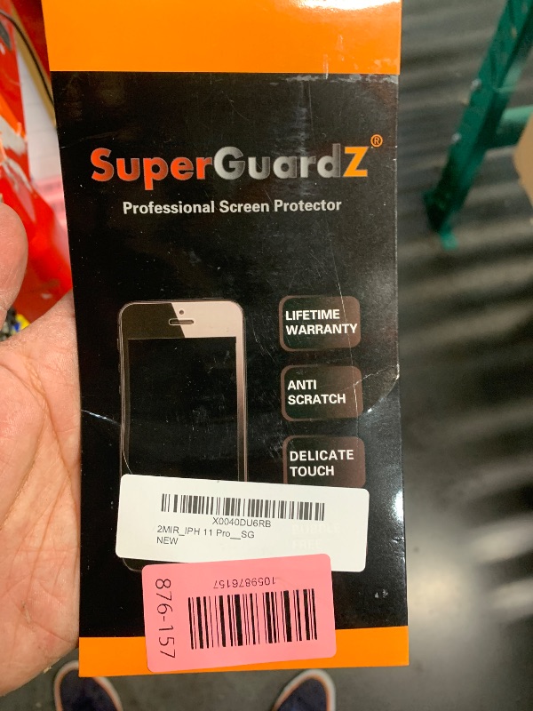 Photo 1 of [2-Pack] Mirror Reflective Screen Protector for iPhone 11 Pro, SuperGuardZ, Anti-Scratch, Anti-Bubble