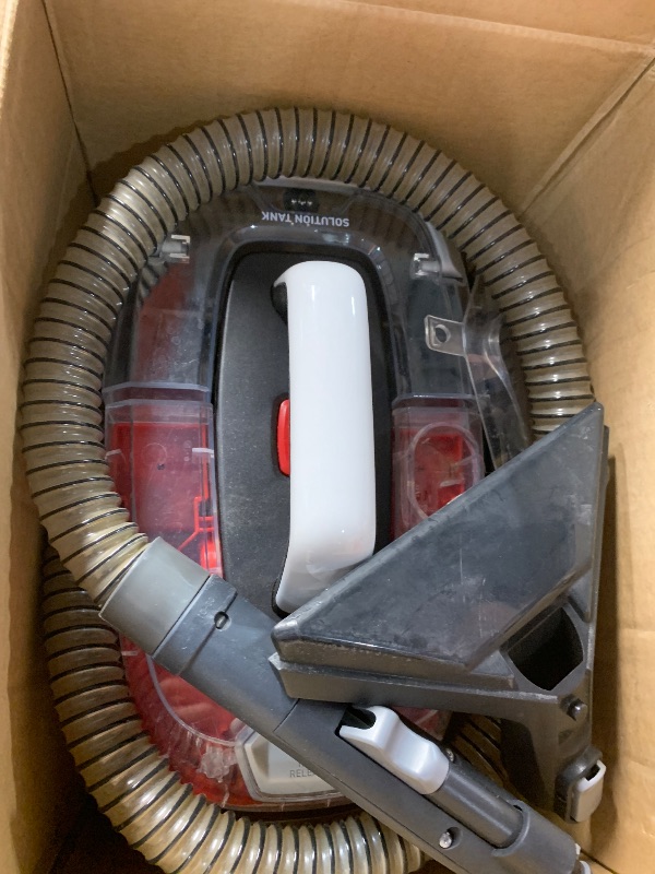 Photo 1 of *****Dirty/Used******Hoover CleanSlate Plus Portable Carpet + Upholstery Spot Cleaner Machine, Powerful Suction with Versatile Tools, Pet Stain Remover, Car and Auto Detailer, Pair with Hoover Carpet Cleaner Solution