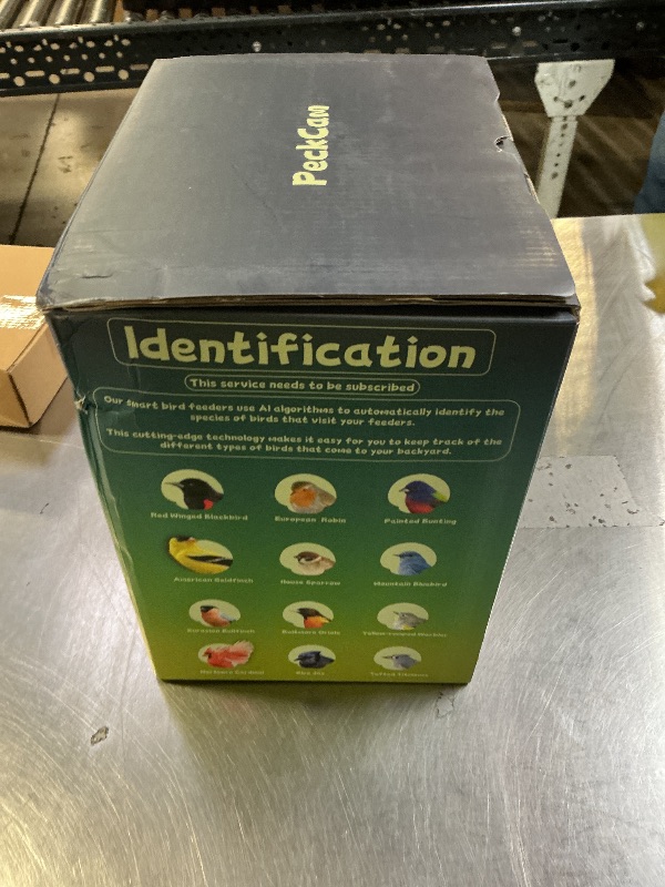 Photo 1 of PeckCam Smart Bird Feeder with Camera 2K Live Real-Time Alert AI Identify with 32G Card DIY Attachments Camera Bird Feeder Solar Powered Wireless Outdoor Birdwatching Gift for Birds Lover, Red