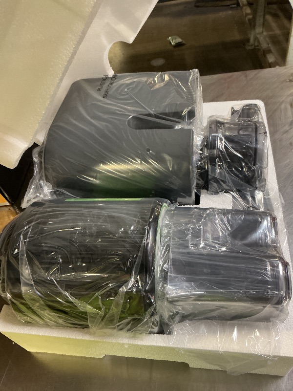 Photo 1 of Cold Press Juicer Machines with 6.5" Large Feed Chute, Juicer for Whole Vegetables & Fruits, High Juice Yield (Black)