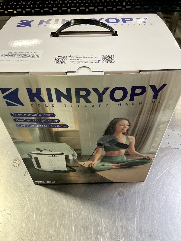 Photo 1 of Cold Therapy Machine for Shoulder with Programmable Timer, Portable Ice Machine for Shoulder After Surgery, Lightweight Replacement Recovery System, Cryotherapy Pain Relief w/Compression Pad
