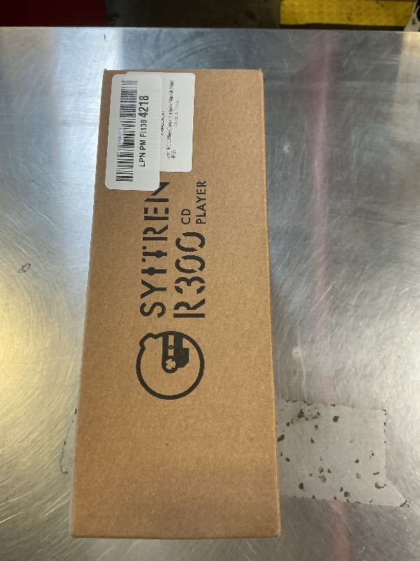 Photo 1 of syitren R300 CD Player Bluetooth Portable Desktop Retro CD Player for Home Fiber Output No Built-in Speaker White Gift (White)