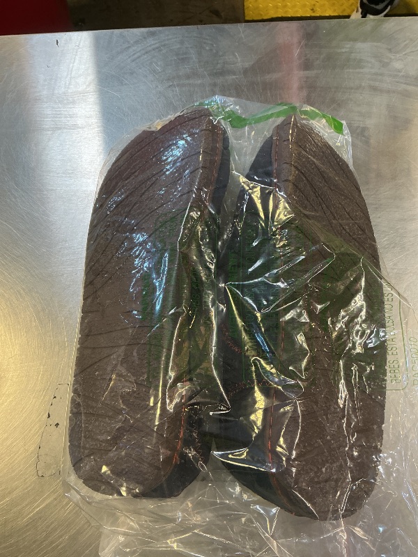 Photo 1 of LongBay Men's Outdoor Slippers Two Tone Memory Foam Slip On Indoor House Shoes bedroom Loafers Navy Blue, 12