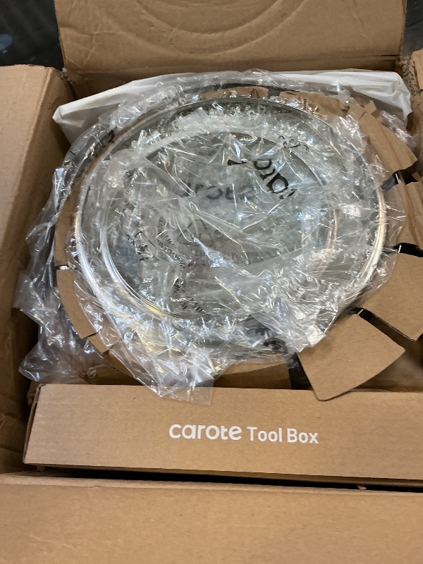 Photo 1 of CAROTE Pots and Pans Set Nonstick, White Granite Induction Kitchen Cookware Set, 10 Pcs Non Stick Cooking Set w/Frying Pans & Saucepans(PFOS, PFOA Free)