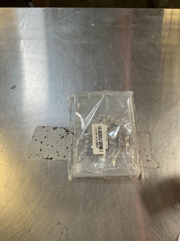 Photo 1 of 10 pcs Bride Hair Pins Rhinestone Bridal Hair Piece for Women Crystal Hair Accessories for Bride Bridesmaids Flower Girls(Silver)